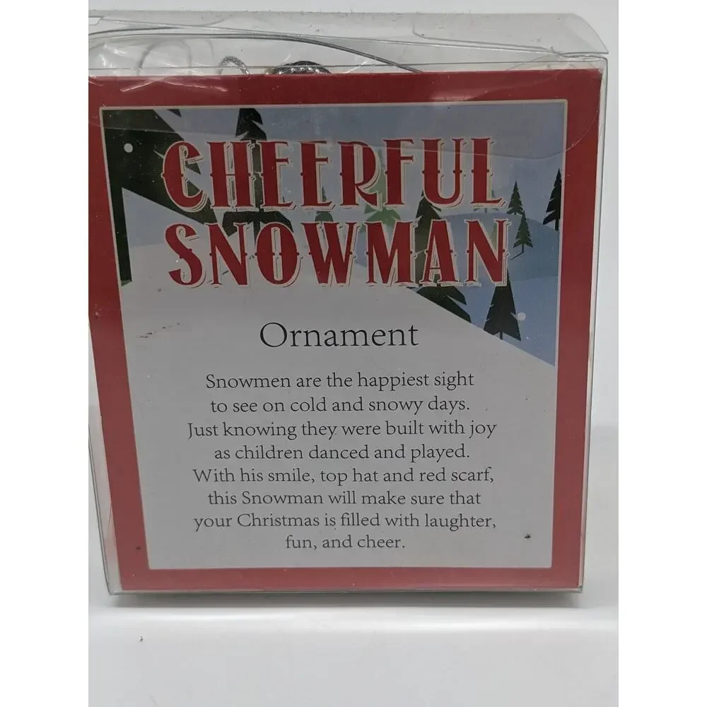 Roman Ornament - Cheerful Snowman